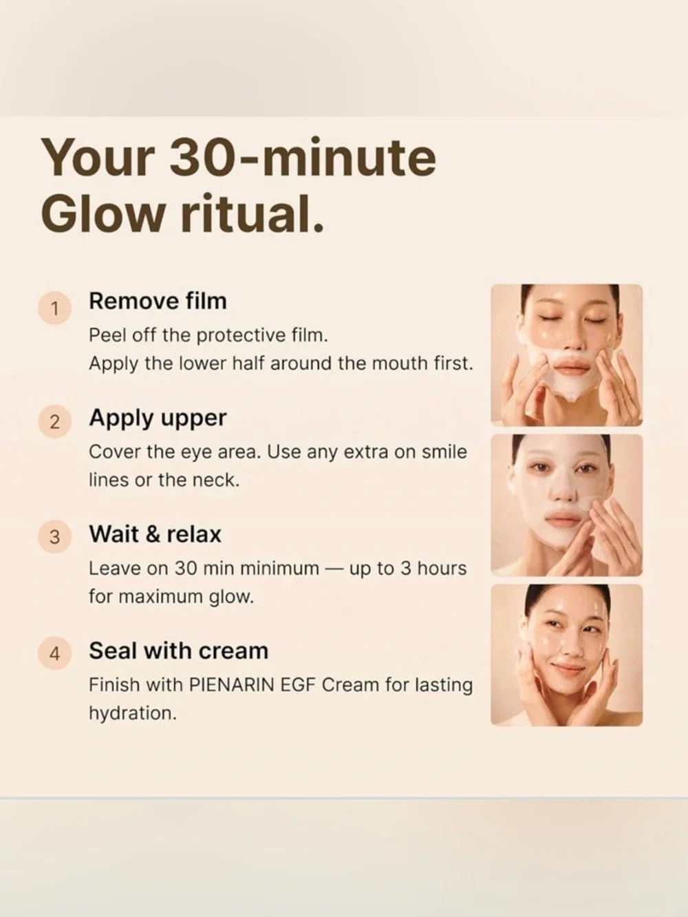 Korean Skincare Bakuchiol Collagen Glow Hydrogel Mask